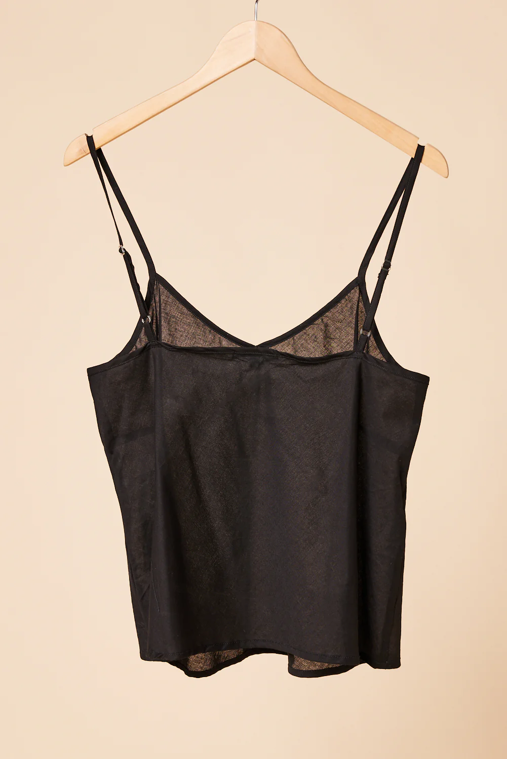 Adrift Cotton Cami in Black - Image 7