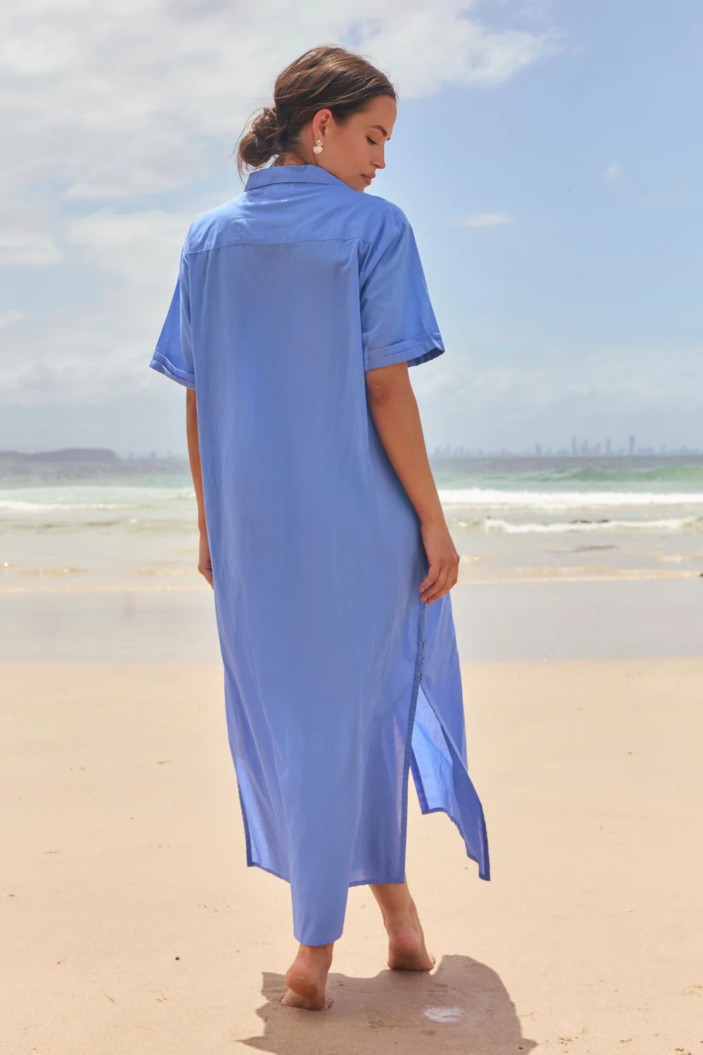 Amani Collared Dress in Regatta - Image 8