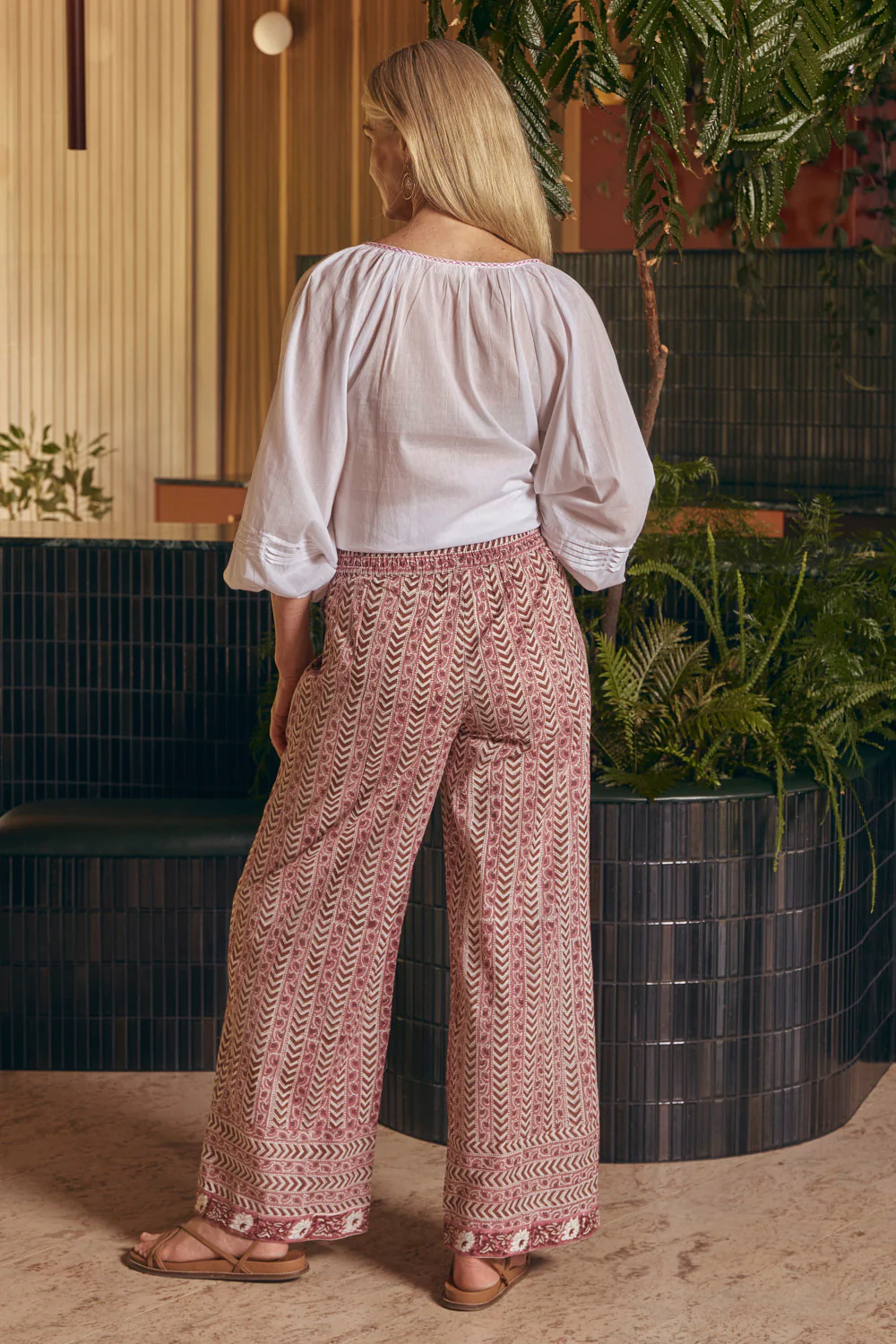 Breezy Relaxed Pant in Saffron - Image 5