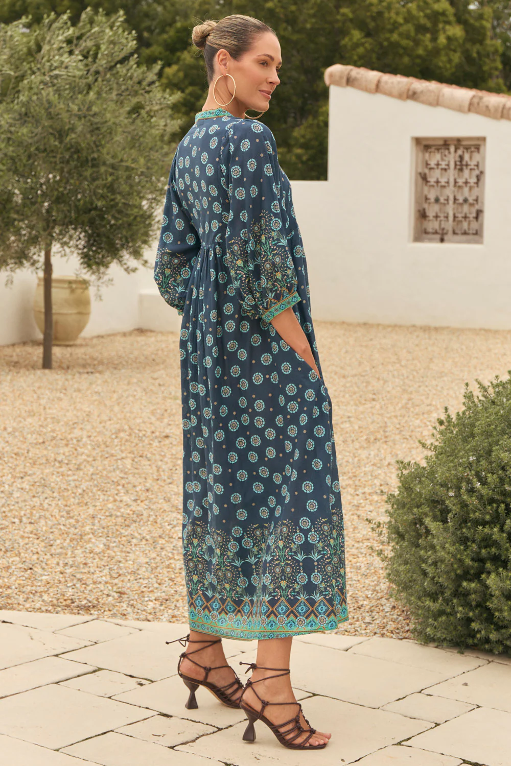 Cairo Boho Dress in Nerolie - Image 7