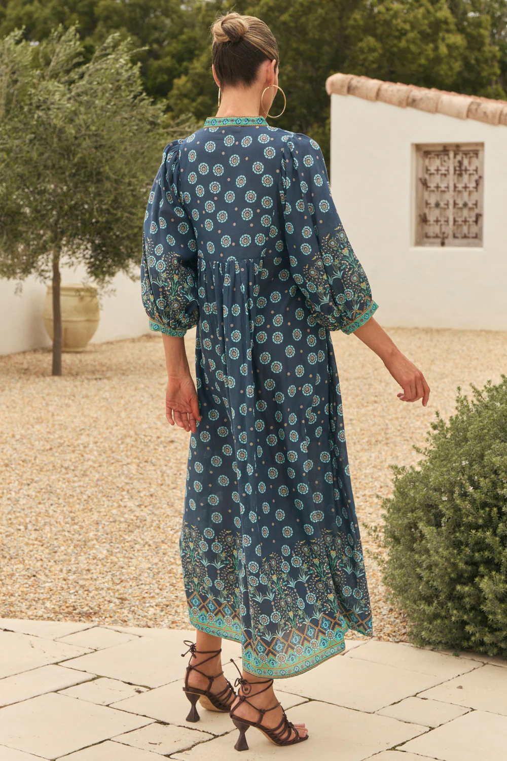 Cairo Boho Dress in Nerolie - Image 8