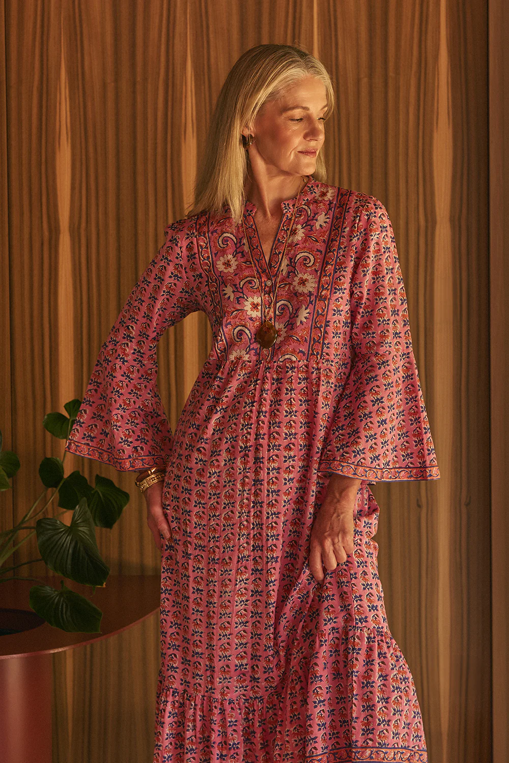 Chantelle Boho Dress in Rosa - Image 4