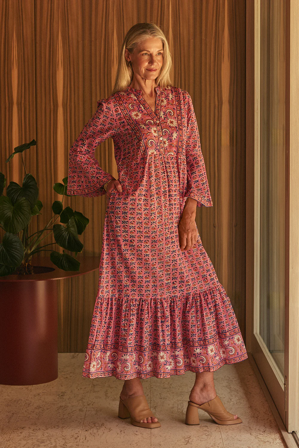 Chantelle Boho Dress in Rosa - Image 5