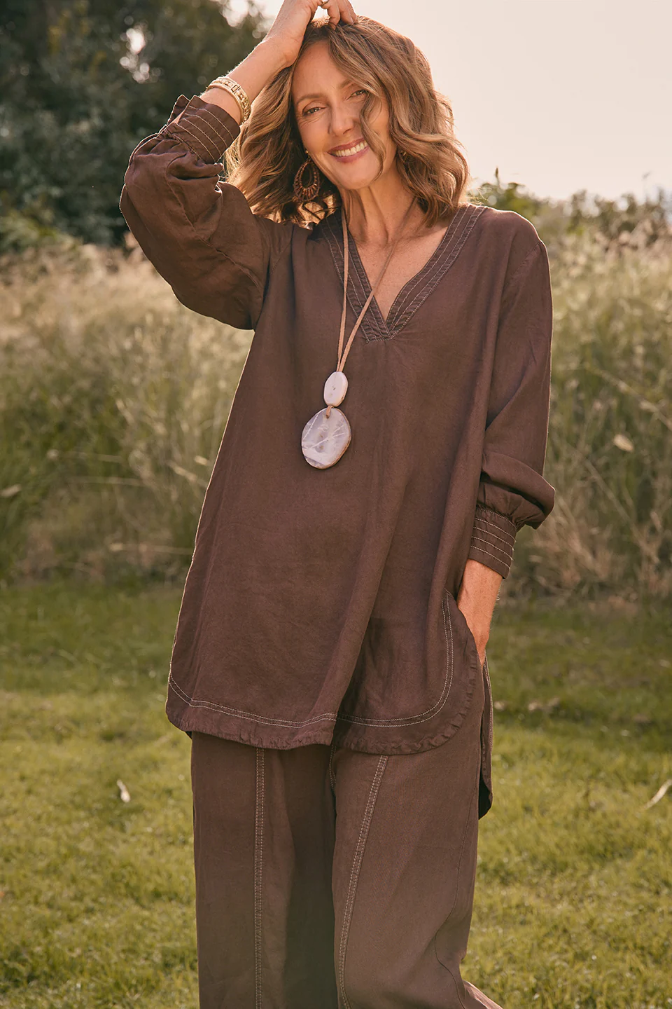 Desert Nomad Necklace in Natural - Image 3