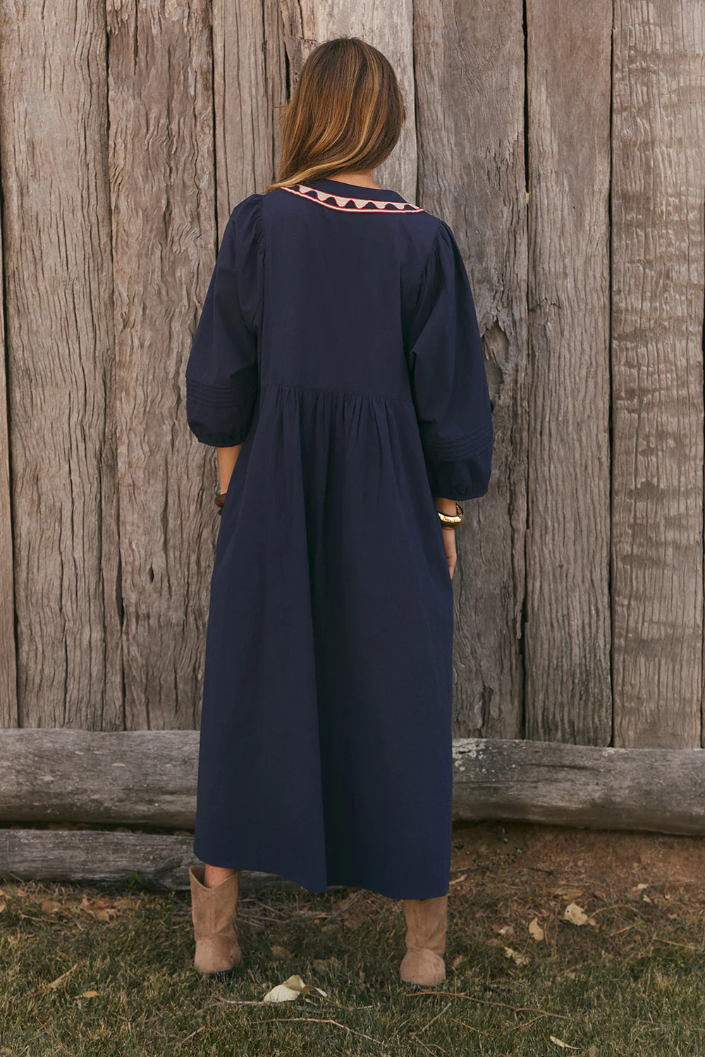 Elodie Smock Dress in Nocturne - Image 5