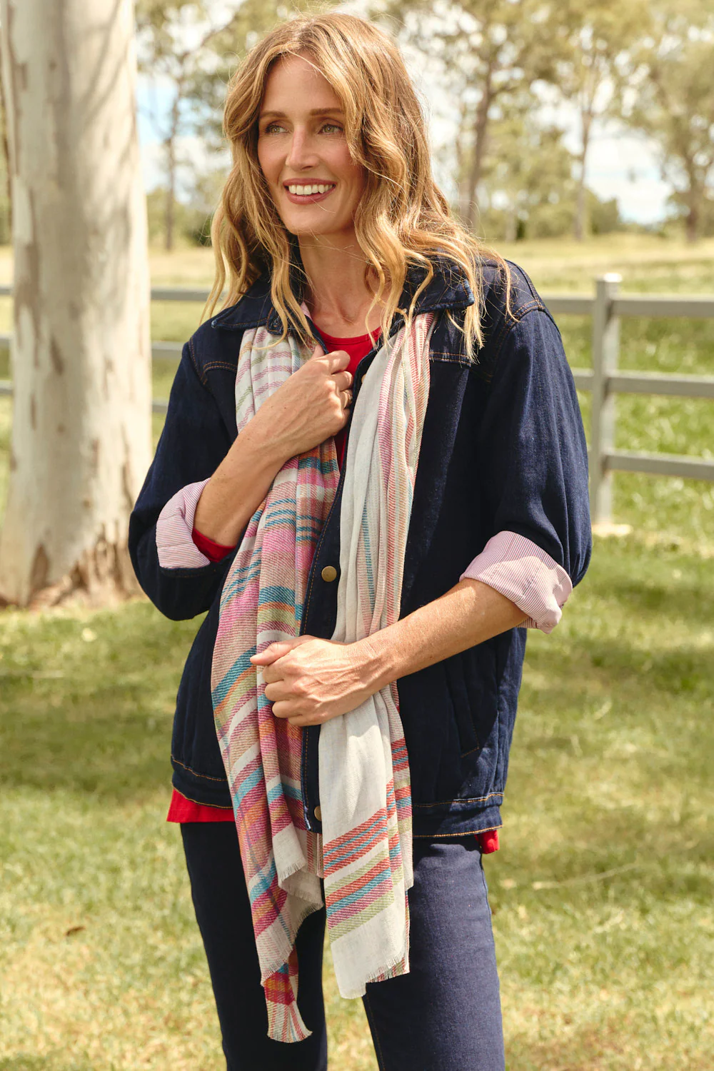 Homestead Plaid Scarf - Image 3