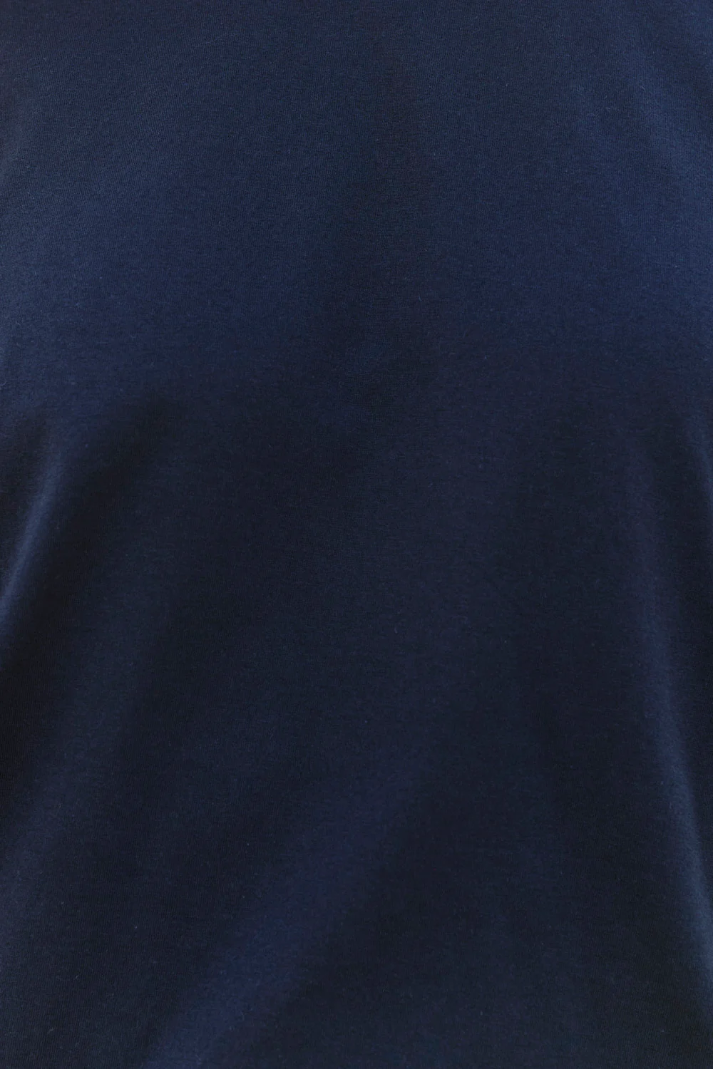Long Sleeve Round Neck Classic T-Shirt in Navy - Image 5