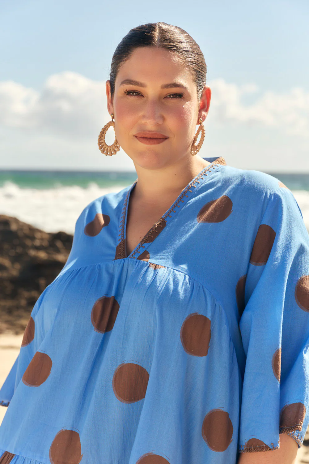 Mable Bell Sleeve Dress in Serendipity - Image 2