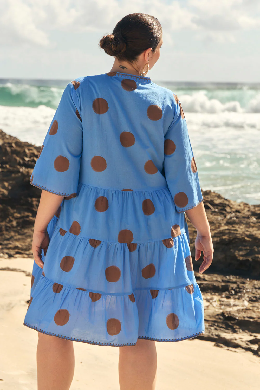 Mable Bell Sleeve Dress in Serendipity - Image 5