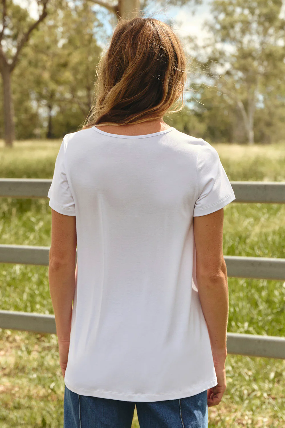 Swing Tee in White - Image 5