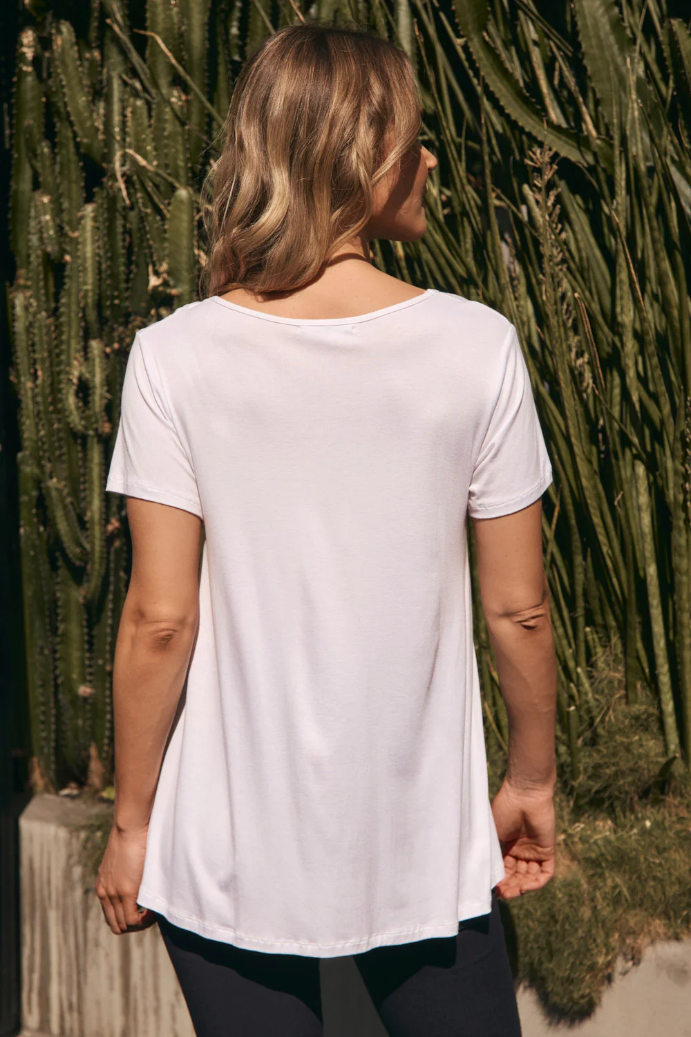 Swing Tee in White - Image 6