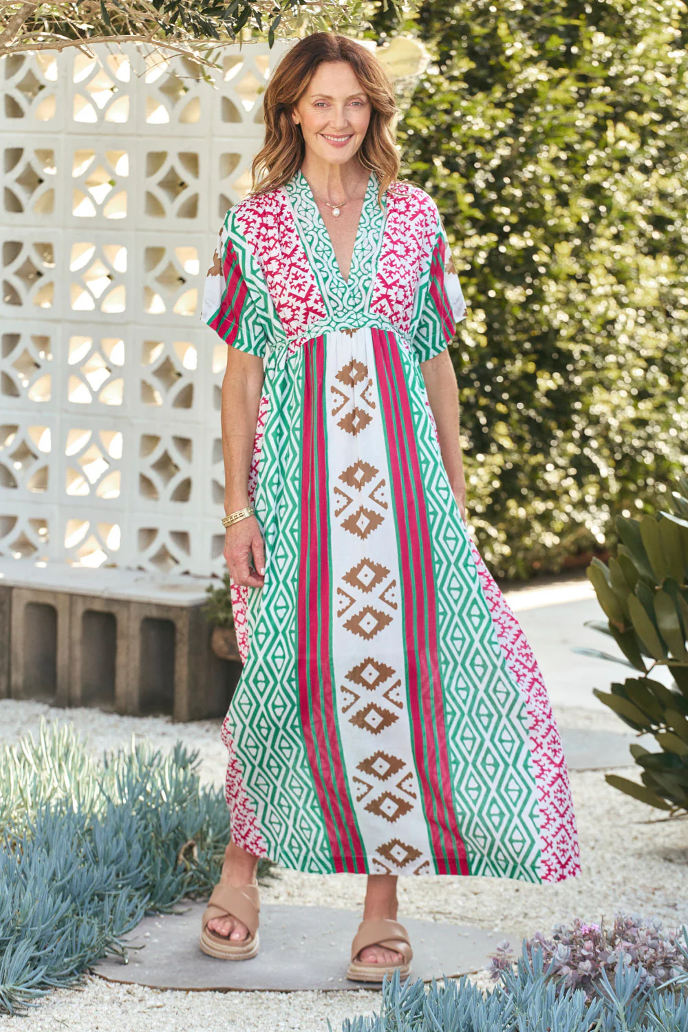 Tahlia Plunge Dress in Serenade - Image 3