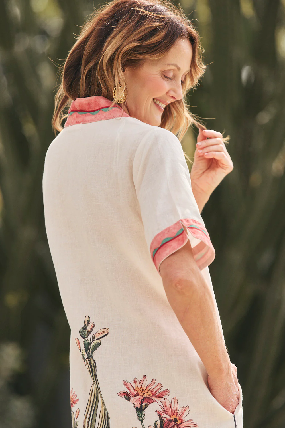 Tia Tunic Dress in Siciliana - Image 3