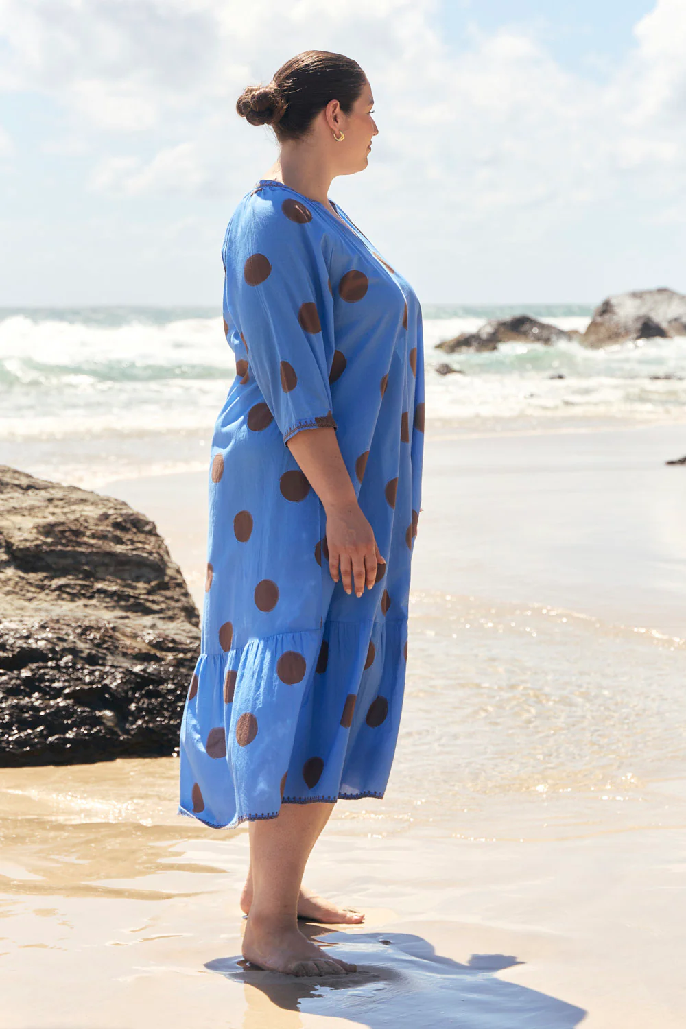 Valentina Tiered Frill Dress in Serendipity - Image 5