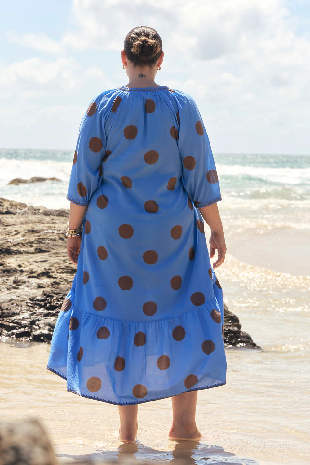 Valentina Tiered Frill Dress in Serendipity - Image 6
