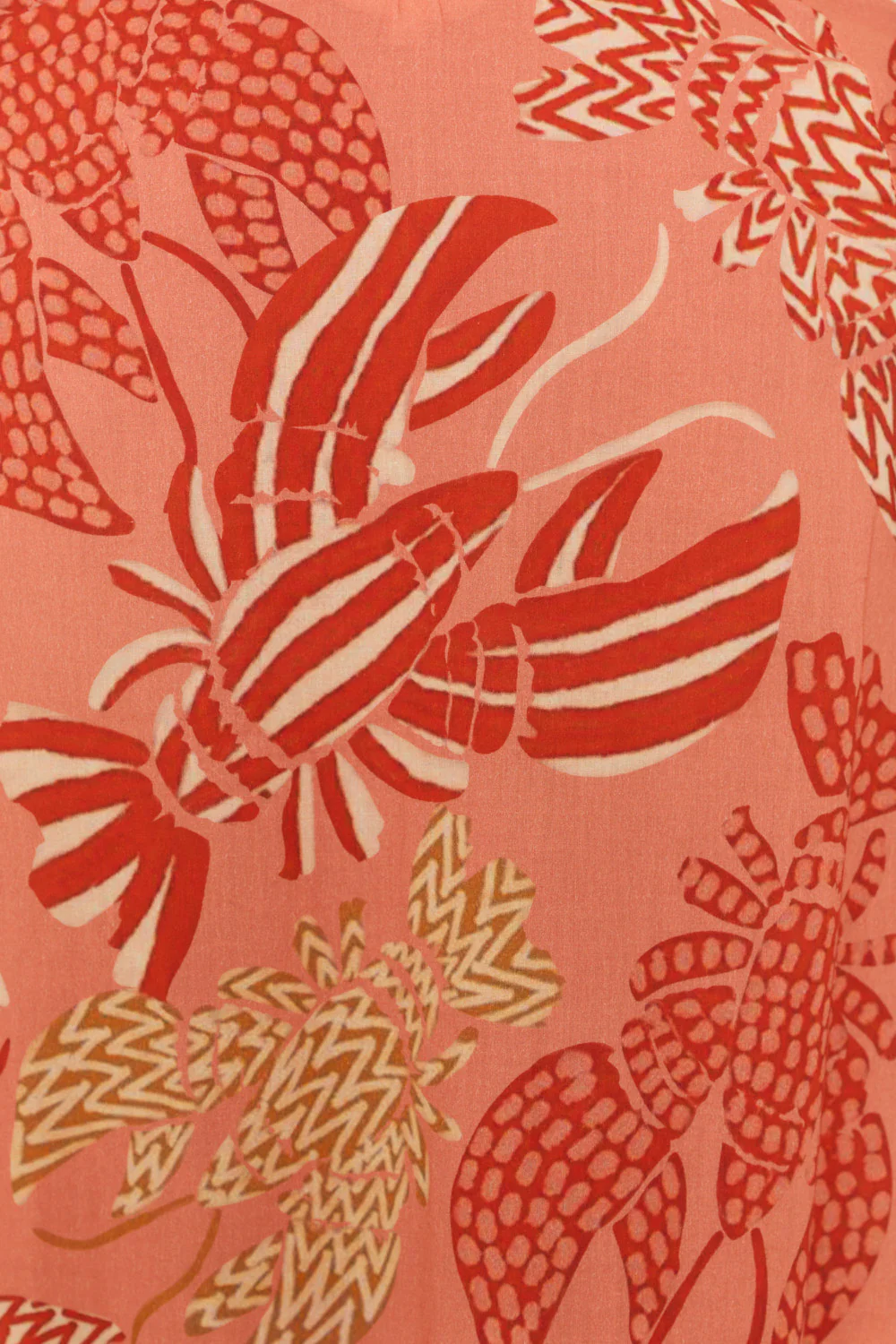 Via Short Billow Dress in Rock Lobster - Image 7